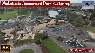 Wicksteed Amusement Park | Epic 4K Aerial View | DJI Mavic 3 Classic Drone