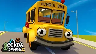 Sammy The School Bus Song｜Gecko's Garage Songs｜Kids Songs｜Trucks for Kids