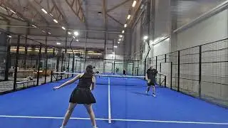 Beginners padel match highlight 
