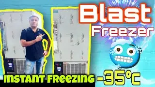 Blast Freezer | iQF -35⁰C | Shock Freezer | instant low temperature instant freez #blastfreezer #iqf