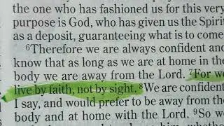 2 Corinthians 5:7