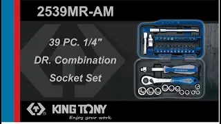 KING TONY-2539MR-AM  1/4