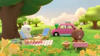 Line Friends - Brown, Cony, and Leonard's Picnic VLOG (2022)