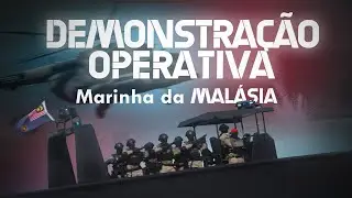 Demonstra&ccedil;&atilde;o Operativa da Marinha Real da Mal&aacute;sia na  feira LIMA 2023