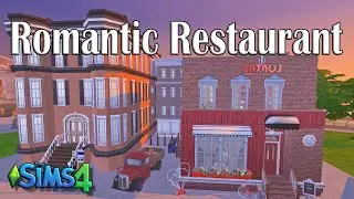 Sims 4 | Community Lot | Speed Build | Romantic Restaurant | No CC