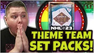 NHL 23 WHEEL SPINS | OPENING 8 RANDOM THEME TEAM PACKS