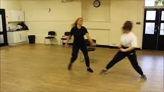Sabina & Courtney (Killers) | Fight Test | Stage Combat (Knife) | The Brighton Academy (2018/21)