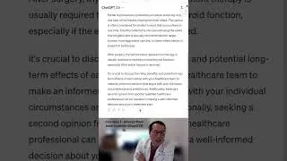 Dr AI: Should I Have Half or All of My Thyroid Removed for Thyroid Cancer?