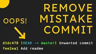 Undo A Commit in Git - As Fast As Possible