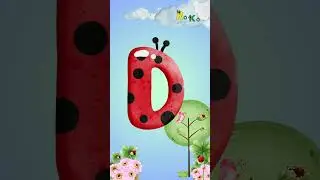 🐞 ABC from A to D 🐞 Ladybug Alphabet Song: Learn ABCs with Cartoon Letters! 🐞Educational Kids Song