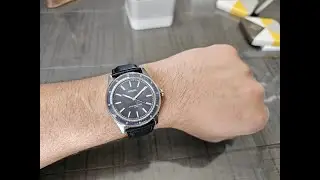 Fossil BQ2664 Sullivan Solar-Powered Black Leather Watch unboxing