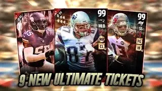 BOOSTED PACK ODDS! 9 NEW ULTIMATE TICKETS RELEASED! | MADDEN 17 ULTIMATE TEAM