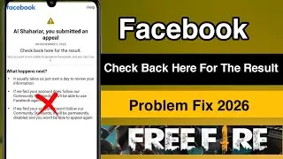 Facebook you submitted an ||appeal facebook problem Check back Here for  Results 2026 Fix  now