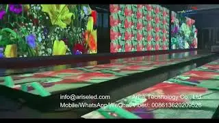 Shenzhen Factory ARISELED Floor tile screen LED Full Color Floor tile LED screen interactive floor