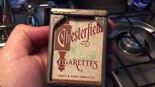Antique Video #29 Chesterfield Cigarettes Antique Advertising