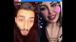منير جوهر وملكة جمال العراق ممكن أكون ستيانتك