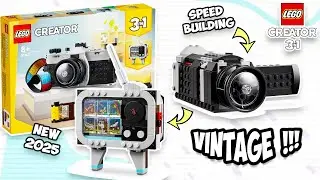 LEGO Creator 3-в-1 Ретро-камера (#31147) Скоростная сборка 2025 Часть 2