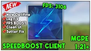 SpeedBoost Optifine For MCPE 1.21+ (FPS BOOST)
