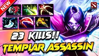 Dota 2 TEMPLAR ASSASSIN Gameplay | x23 Kills!! Templar Assassin DOTA 2 Carry Build Pro Gameplay 7.40