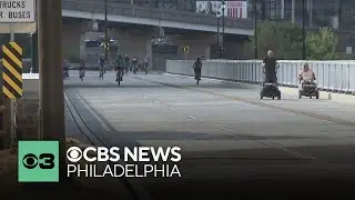 Martin Luther King Jr. Bridge in Philadelphia reopens to pedestrians and bikes, cars soon after