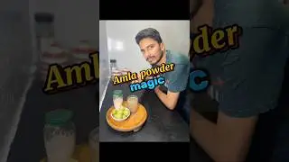 Amla powder Magic for Hair Growth Try This | Amla Remedy for Silky Strong Hair #viral #ytshorts