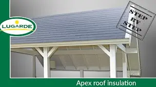 Build a log cabin: Apex roof insulation | Lugarde