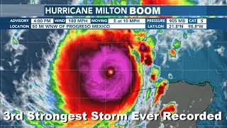 Hurricane Milton Is Cat5 As Florida Orders Evacuations - Solar Storm Ongoing - Sun Diving Comet A3
