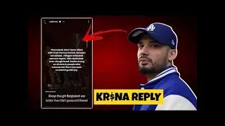 KR$NA Reply On BANGLADESH & Emiway...