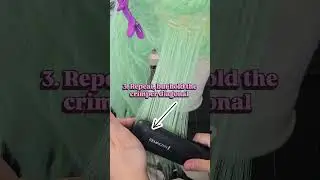 crimping wigs #cosplay #cosplaytutorial #cosplaytips #cosplayer #cosplaywig