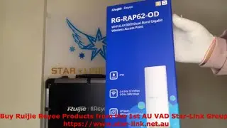 Ruijie Reyee RG-RAP62-OD Wi-Fi6 Indoor/Outdoor Versatile Access Point Unboxing