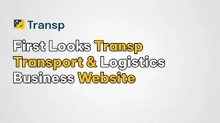 Transp First Looks - Transport & Logictics, Business Website