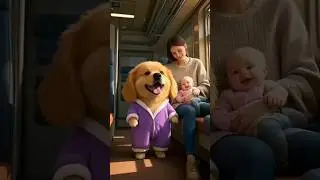 Funny dog story AI animated video #ai  #funnyanimal #dogs  #cartoon  #pets