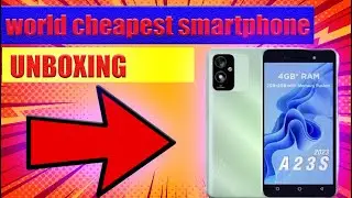 world cheapest mobile  itel a23s unboxing दुनिया का सबसे सस्ता स्मार्टफोन! itel A23S का अनबॉक्सिंग
