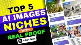Top 5 Best AI Image Niches on Adobe Stock with Real Proof | Earn More with AI | Live Q&A