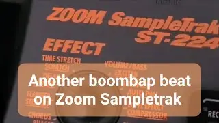 Jazzy boombap beat | Zoom Sampletrak ST224