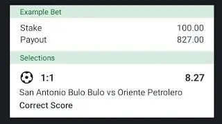 Correct Score | Correct Score Prediction Today 