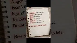 One Page That Teaches English & Life Lessons 💡#englishshorts