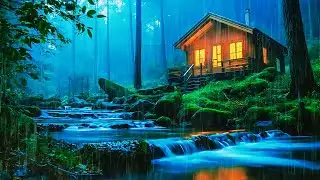 Deep Night Rain in the Woods | Natural Sounds for Rest & Study - RELAXING RAIN ASMR