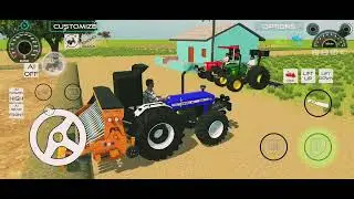 Swaraj 855 vs John Deere vs New Holland 4×4 | खेत की जबरदस्त जुताई | Power Test