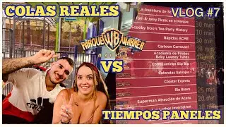 &iquest;Son REALES los TIEMPOS de los PANELES en Parque Warner Madrid?🕒🎢 |PANELES🆚COLAS REALES| #vlog7
