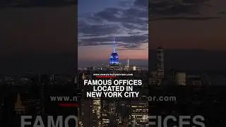 Famous offices located in Empire state building - New York city 🏙️🗽