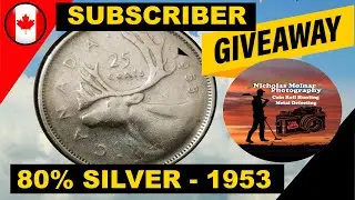 1953 Canada  Silver 🛑CLOSED🛑 Subscriber Only Giveaway