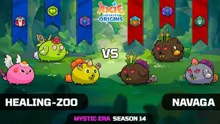 HEALING-ZOO vs NAVAGA | SEASON 14 | AXIE INFINITY ORIGINS