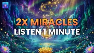 💫(2X) Listen 1 Minute and Watch Miracles, Love, and Blessings Flood Your Life with Cosmic Energy