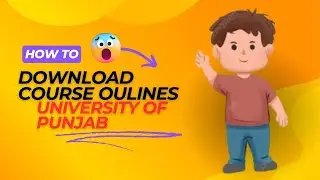 How to Download Course Outlines from the PU Website | Step-by-Step| PUAC | New Outline | Old Outline