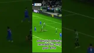 Ademola Lookman recorded his first goal at Atletico Madrid