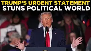 Breaking US NEWS Live: Trump Stuns Political World With Urgent 24-Hour Announcement | English News