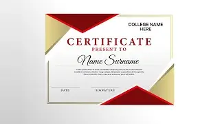 Certificate Design in illustrator | #Certificate | Rashid Ali Studio #howto #illustrator