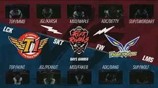 [2017 Rift Rivals LCK-LPL-LMS] D1 G6 - FW vs SKT - League of Legends - Flash Wolves vs SK Telecom T1
