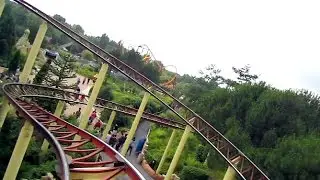 Le Vol D'Icare front seat on-ride HD POV Parc Astérix Asterix